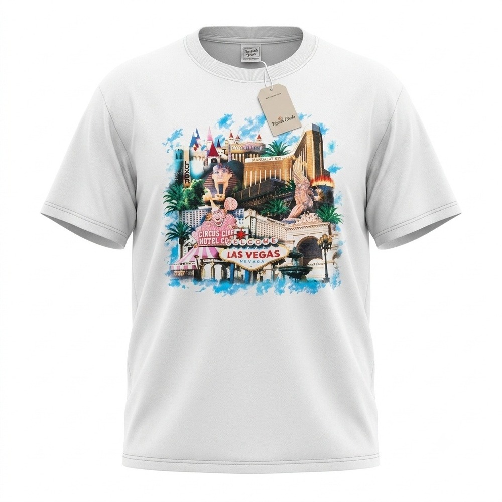 Vintage 90s Monte Carlo Las Vegas Hotel Casino T-Shirt Deadstock NWT XXL Graphic